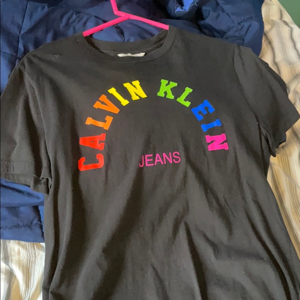 Gay pride Calvin Klein shirt